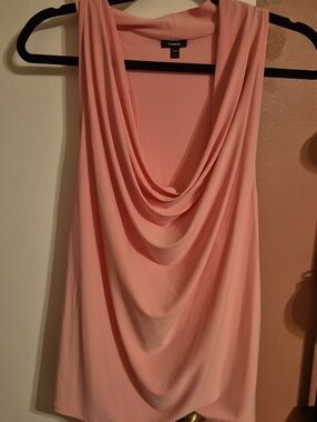 Express Blush Pink Cowl Neck Camisole